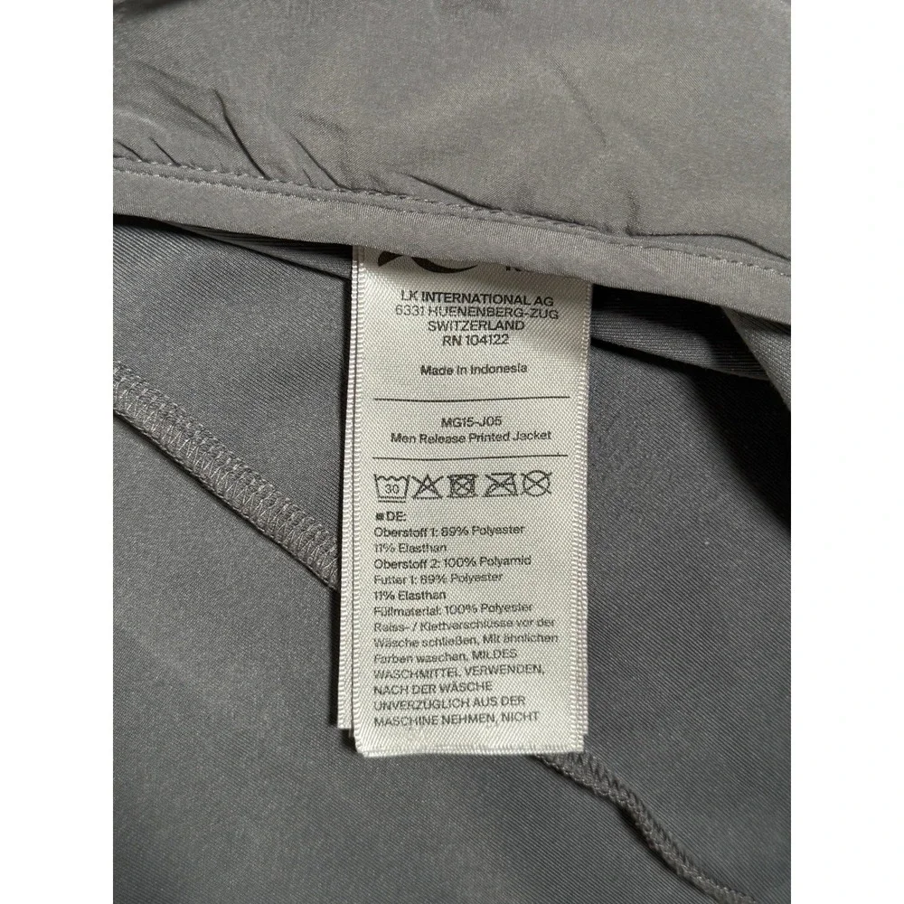 KJUS Jacket Mens Size 52 L Gray Release Full Zip Lightweight Puffy Pullover‎